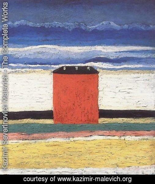 Kazimir Severinovich Malevich - A Red House