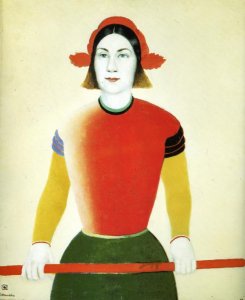 A Lady At The Poster Column