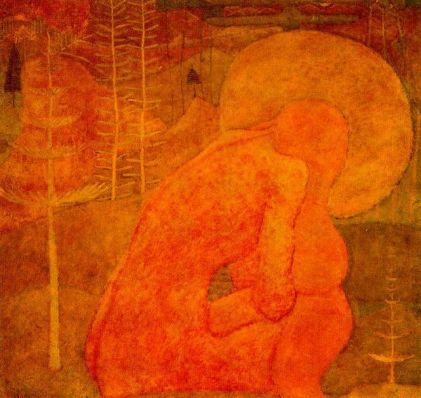 Prayer Study For A Fresco Painting