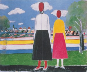 Two Figures in a Landscape