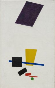 Suprematism  Painter Like Realism Of A Football Player  Color Masses Of The Fourth Dimension